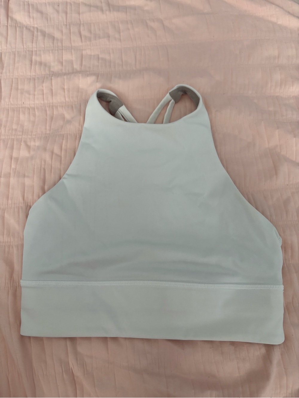 lululemon athletica High-Neck White Sports Bra